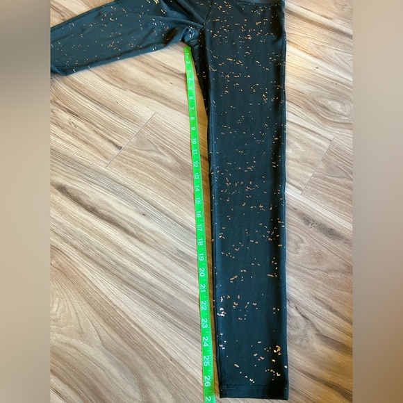 Champion (c9) Green and Gold Leggings. Size S. Super thick elastic waist. - Picture 2 of 7